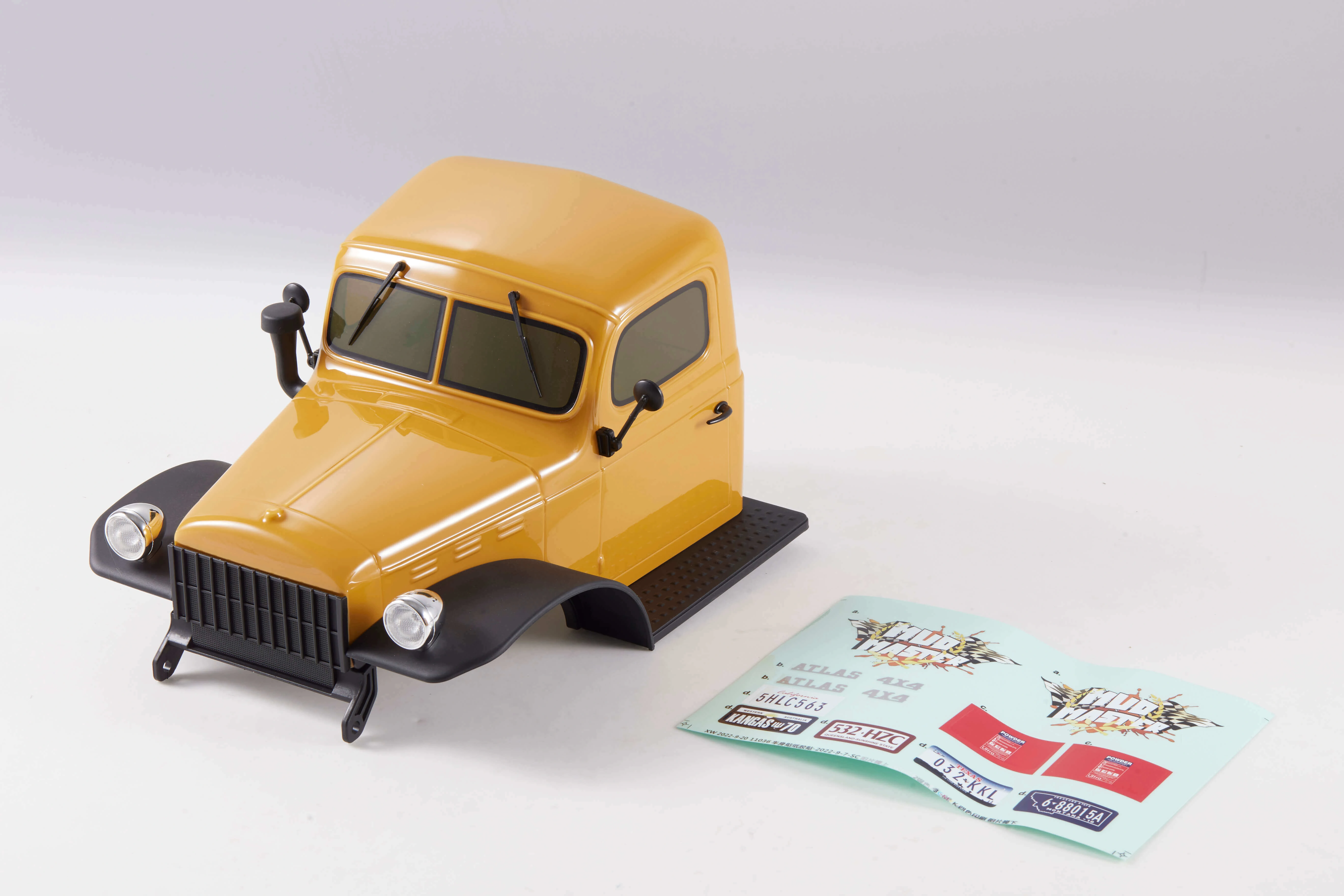 Atlas 1/10 4x4 Scale Car Body Kit Yellow Blue Orange